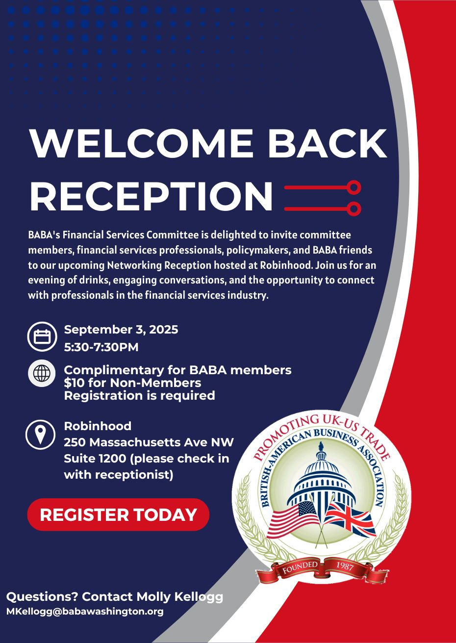 Welcome Back Financial Services Professionals